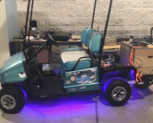 Remote Controlled Golf Cart