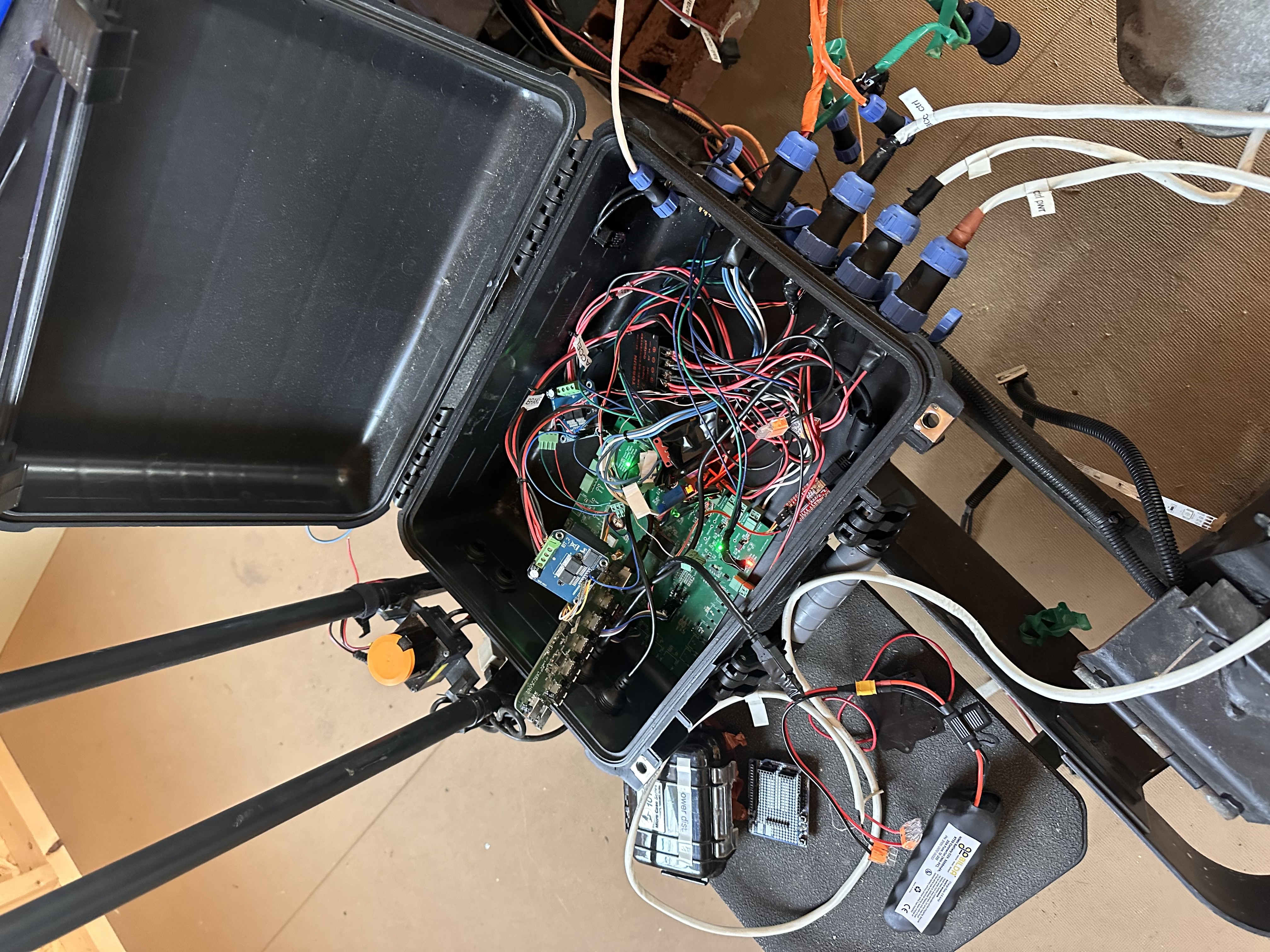 Main control box for golf cart electronics