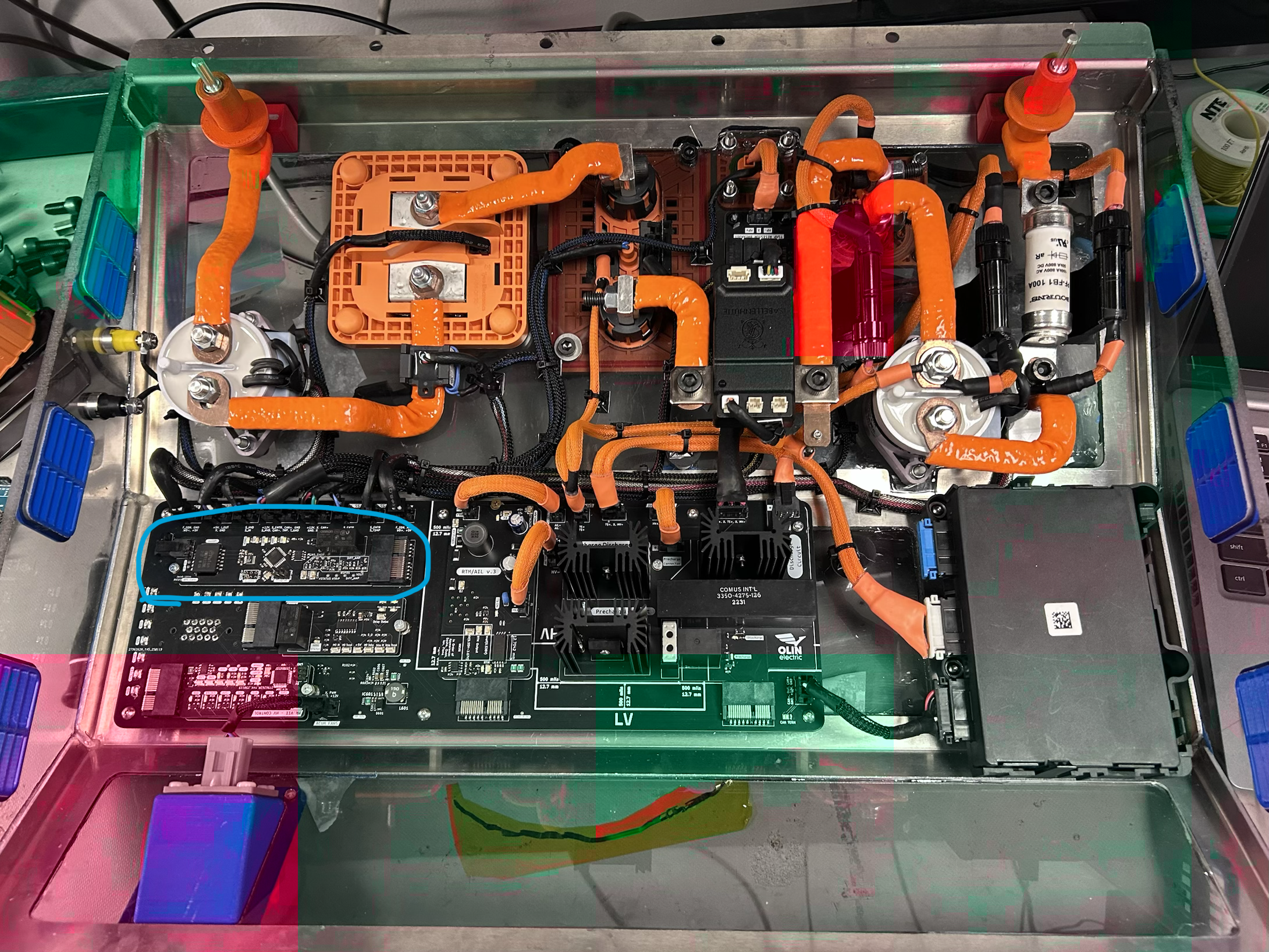 Where board is placed