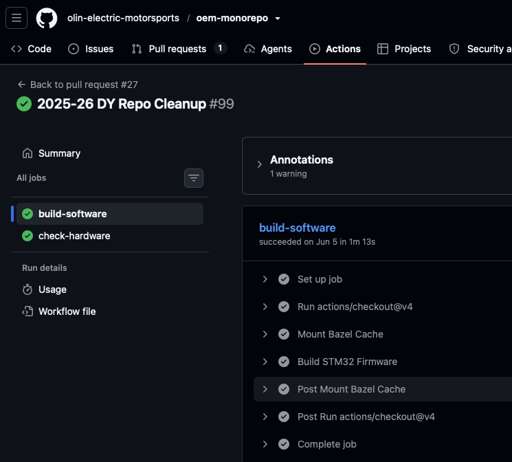GitHub actions